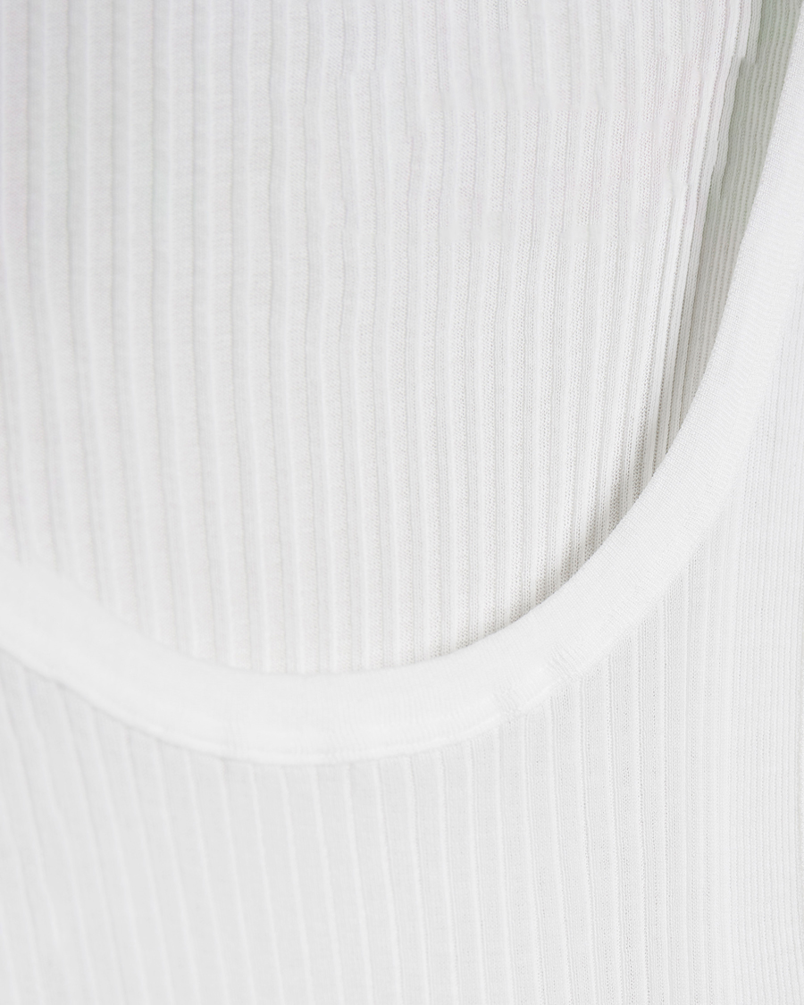 Herren | Kleidung | Zimmerli of Switzerland | Ribbed Mercerized Cotton Tank Top White
