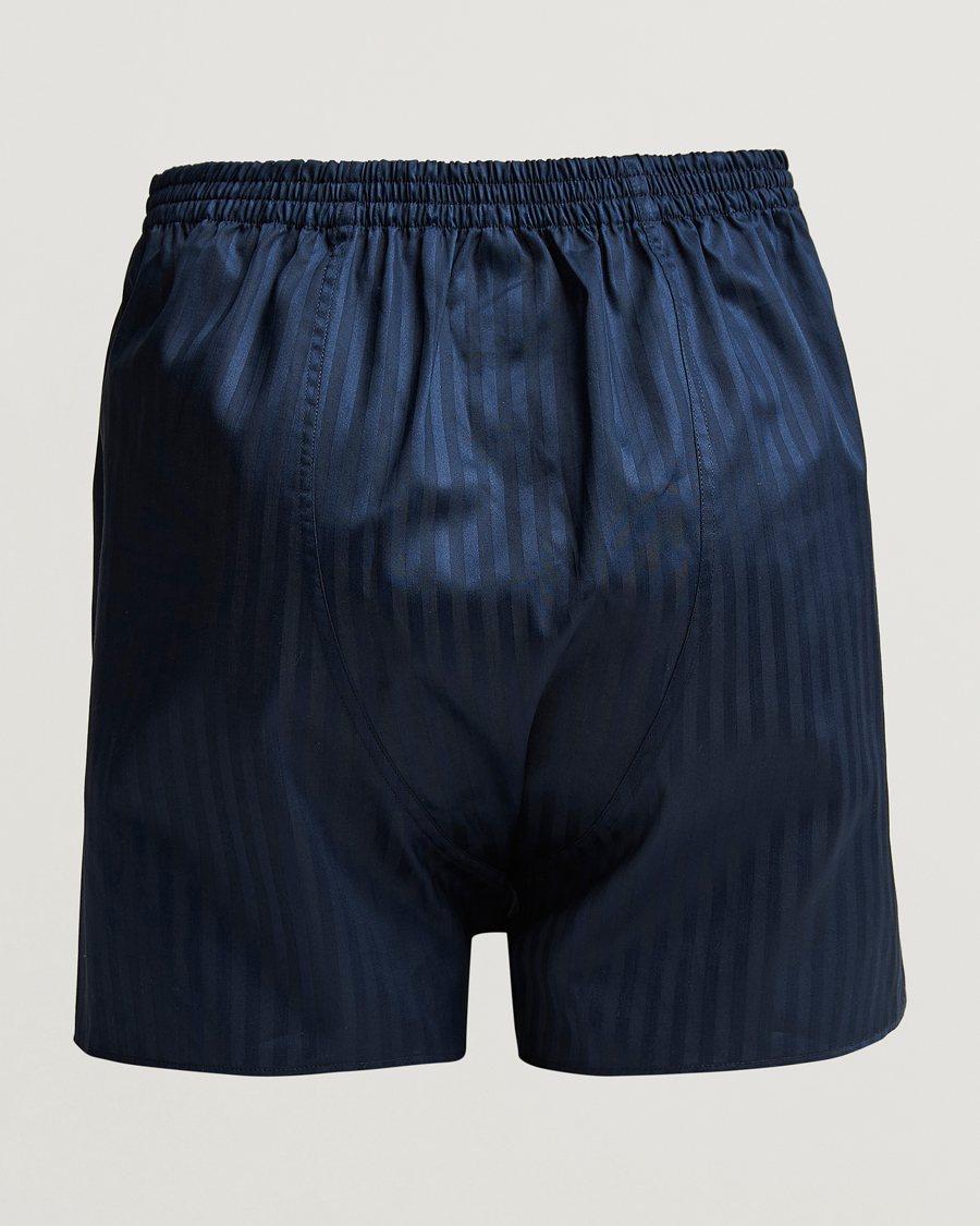 Herren | Kleidung | Zimmerli of Switzerland | Mercerized Cotton Boxer Shorts Navy