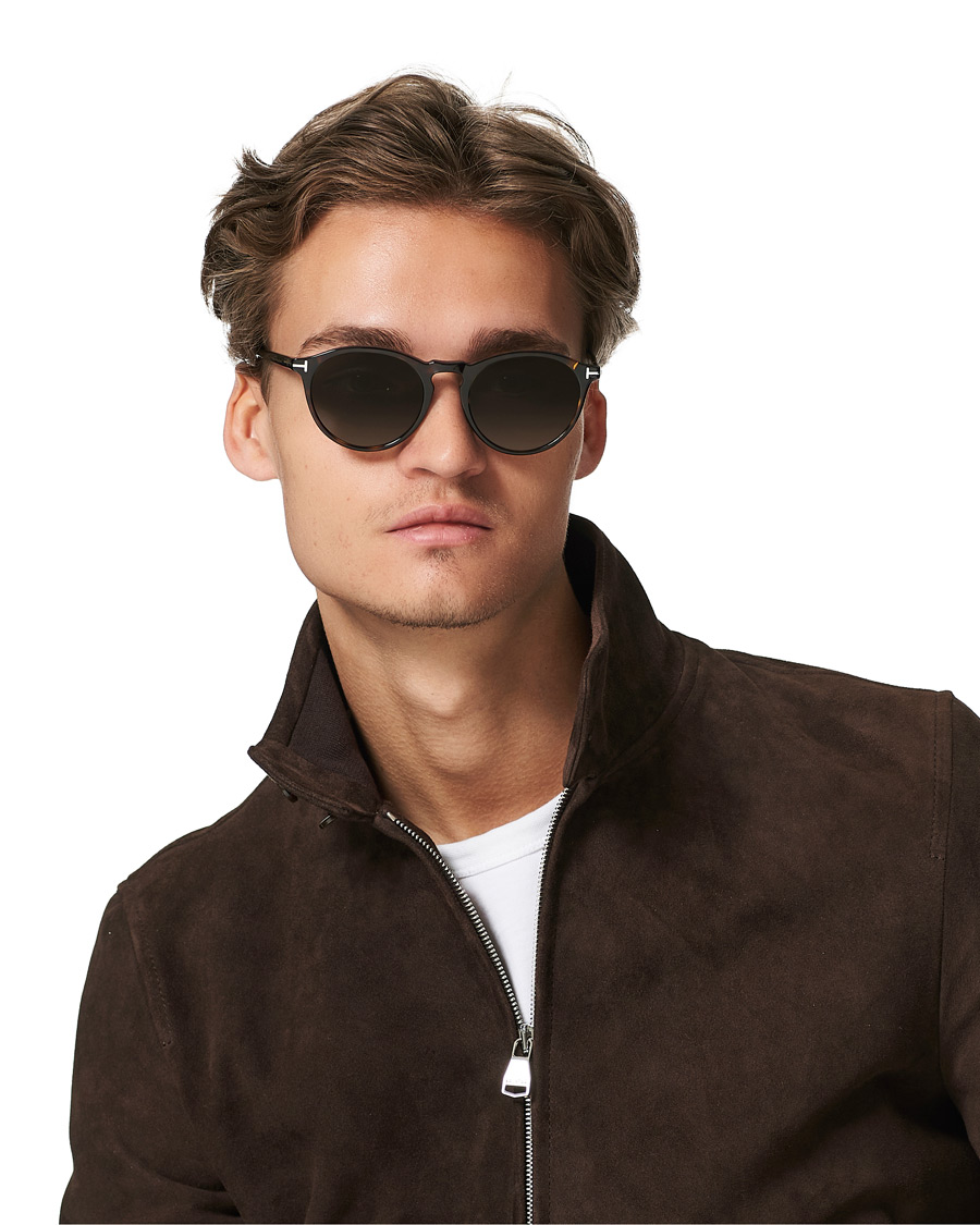 Herren | Tom Ford Aurele Polarized Sunglasses Dark Havana/Green | Tom Ford | Aurele Polarized Sunglasses Dark Havana/Green