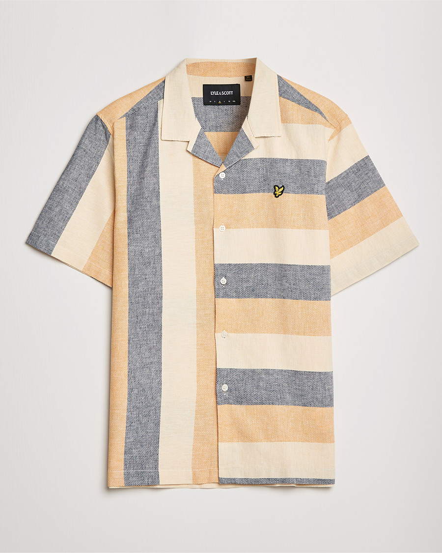 Herren | Hemden | Lyle & Scott | Artisinal Resort Short Sleeve Shirt Gold Haze
