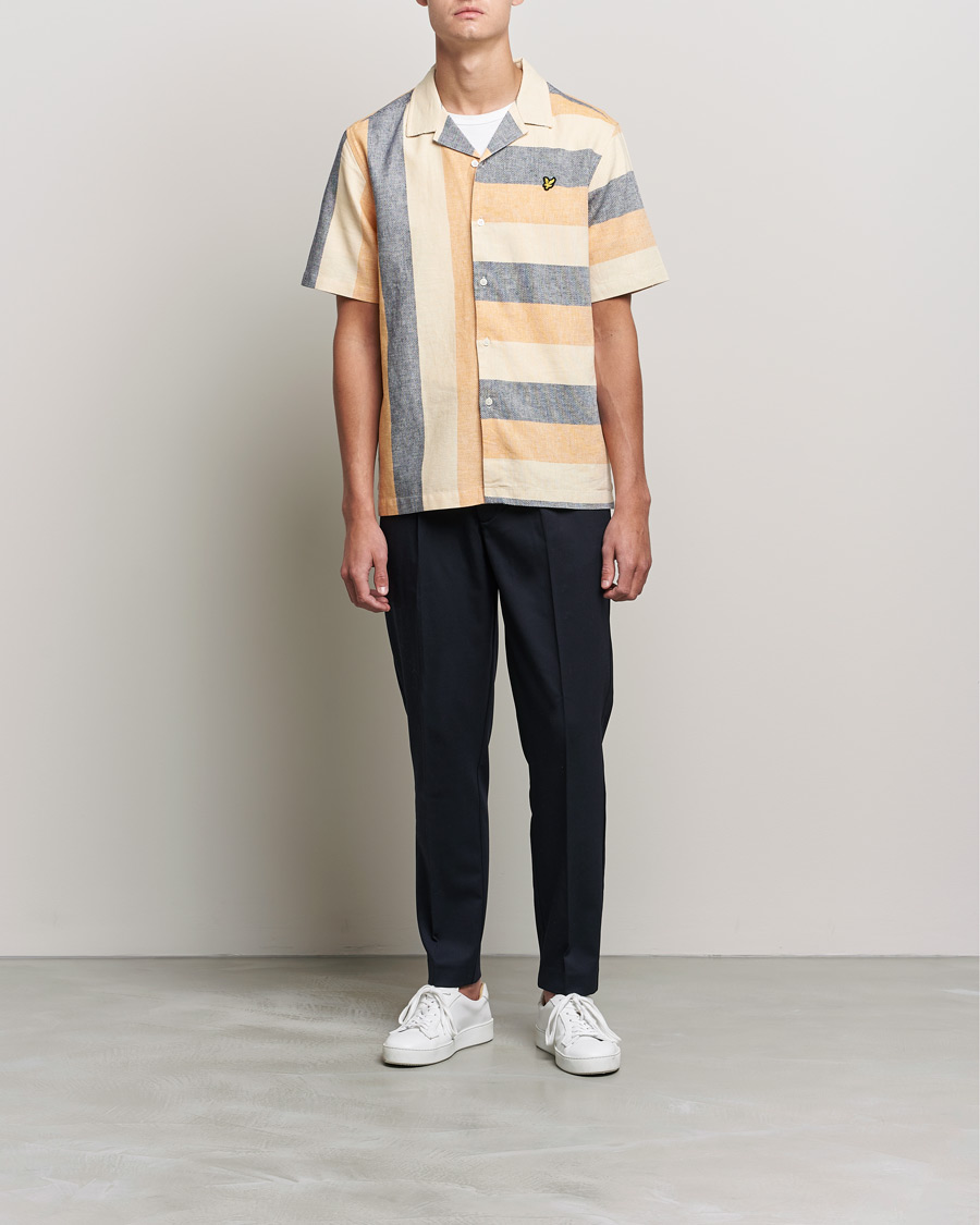 Herren | Hemden | Lyle & Scott | Artisinal Resort Short Sleeve Shirt Gold Haze