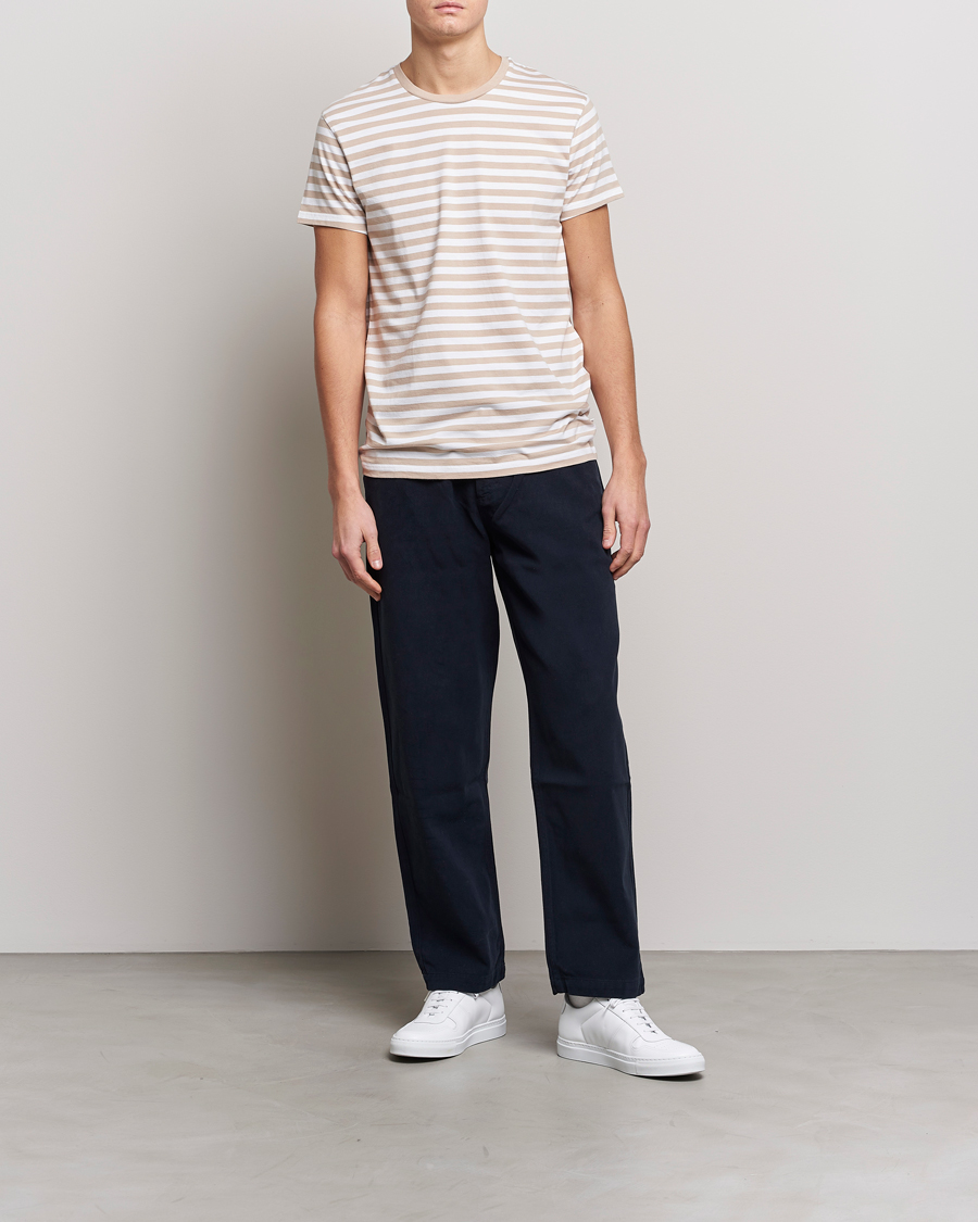 Herren | T-Shirts | Samsøe Samsøe | Samsøe & Samsøe Patrick Crew Neck Tee White Pure Cashmere