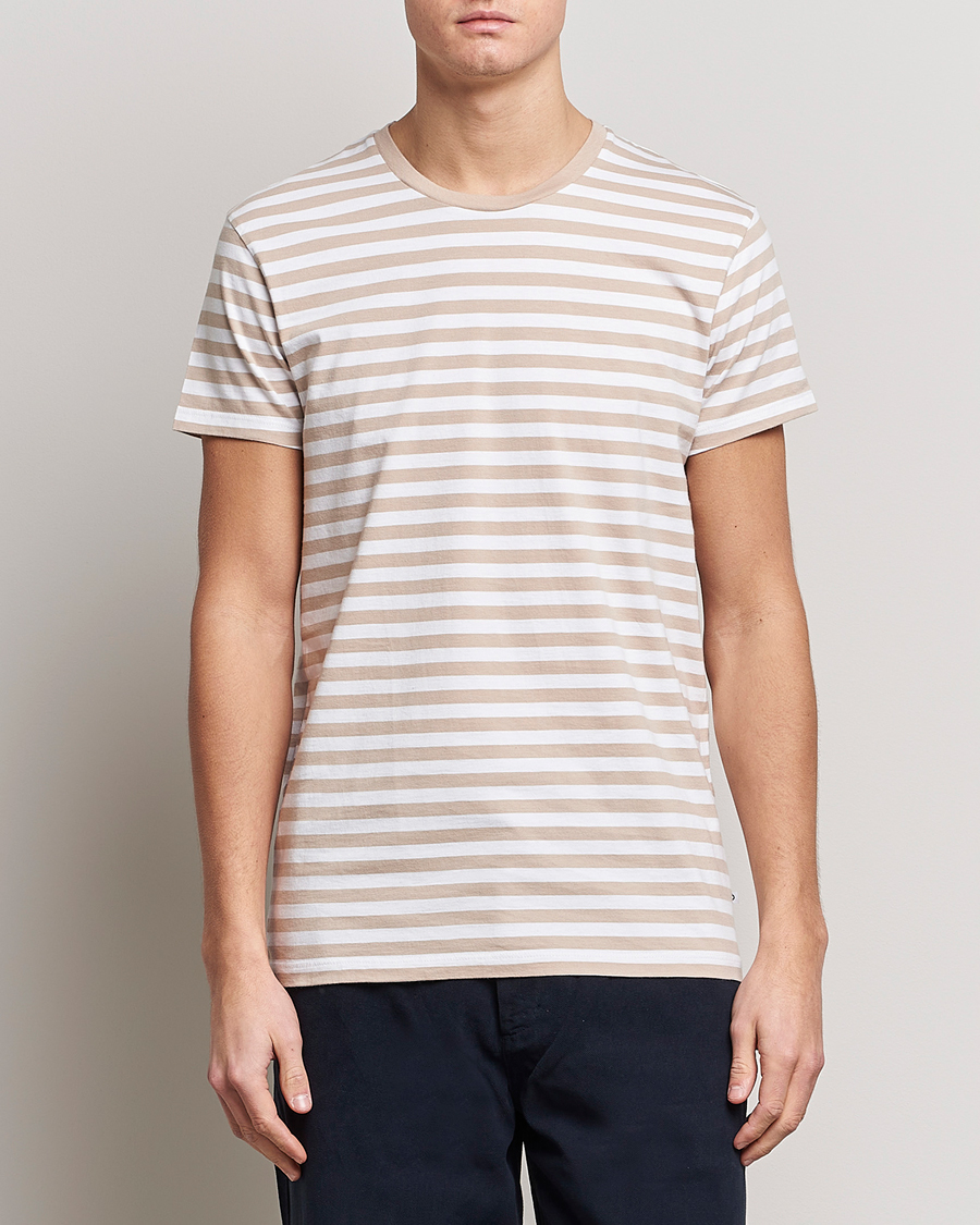 Herren | T-Shirts | Samsøe Samsøe | Samsøe & Samsøe Patrick Crew Neck Tee White Pure Cashmere