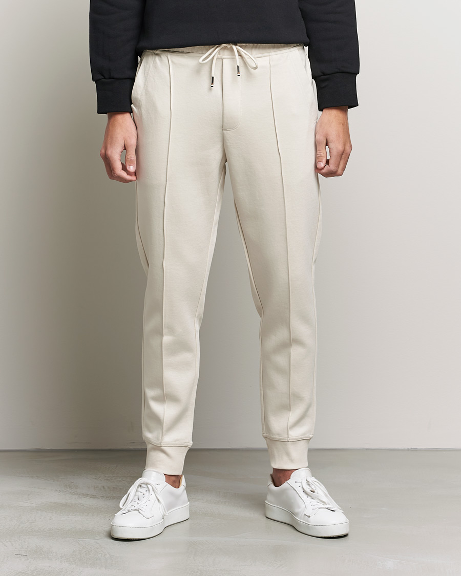 Herren | Hosen | BOSS BLACK | BOSS Tailored Schiller Jersey Trousers Open White