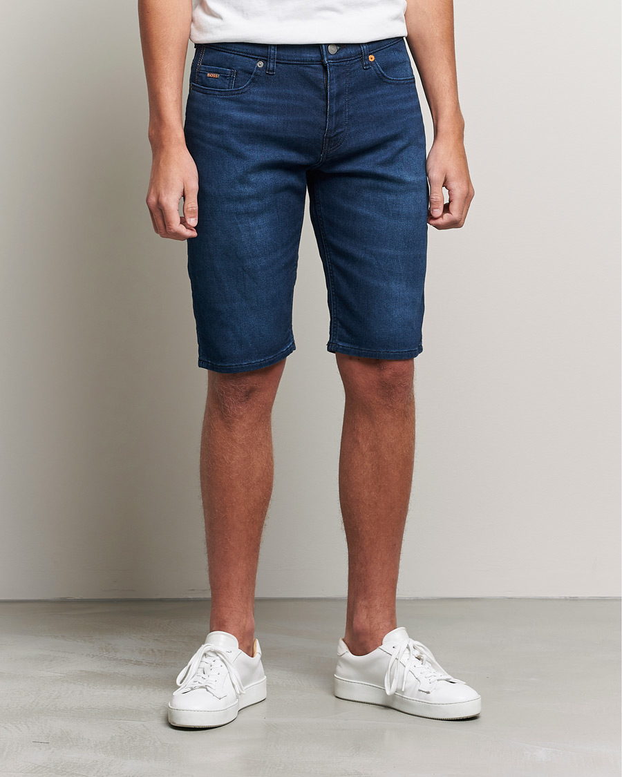 Herren | Shorts | BOSS ORANGE | BOSS Casual Taber Denim Shorts Navy