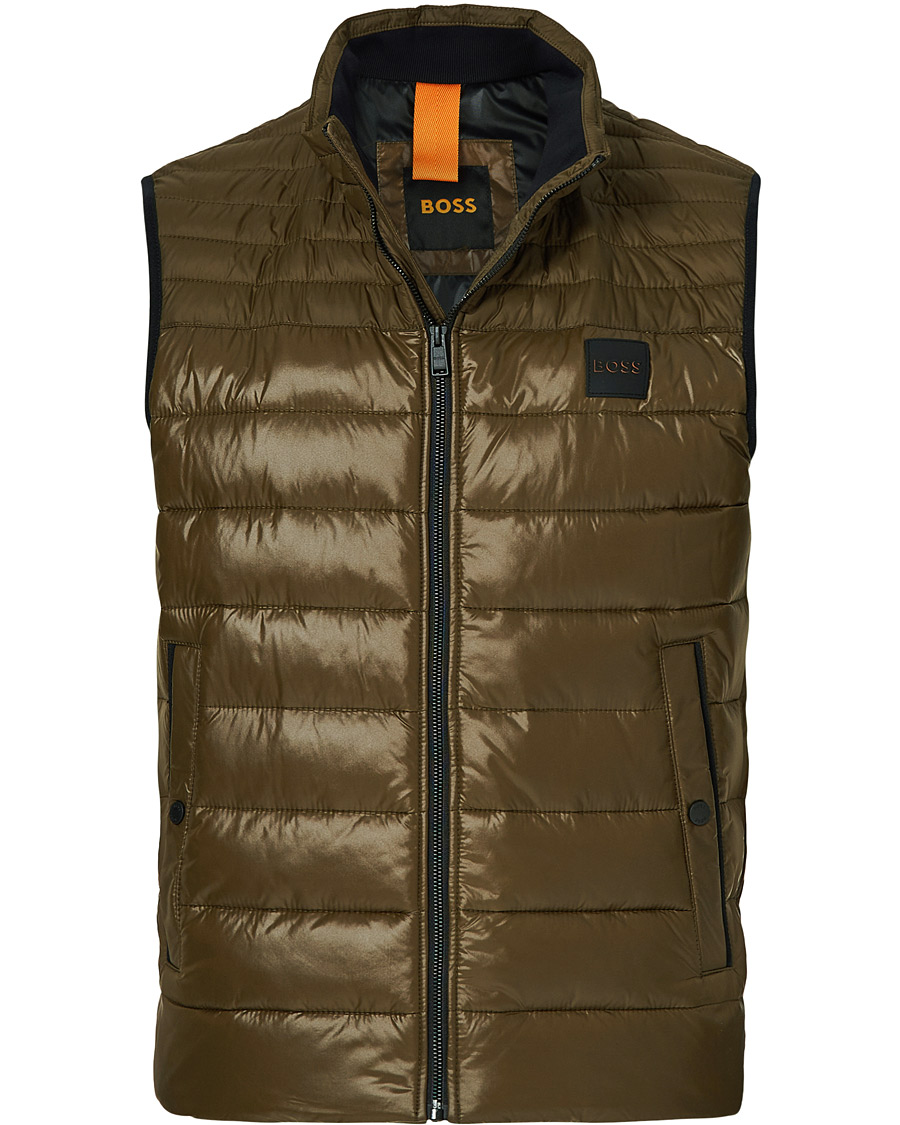 Herren | Jacken | BOSS ORANGE | Odeno Down Vest Dark Green