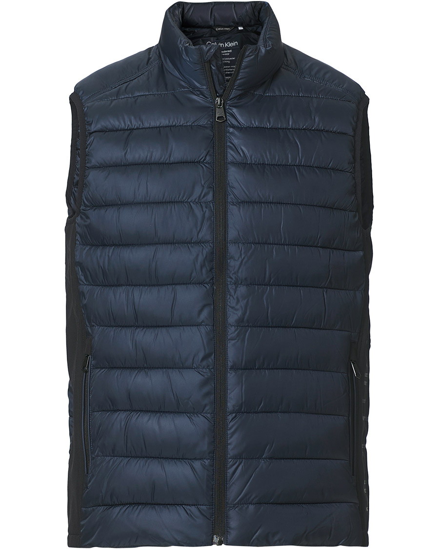 Herren | Jacken | Calvin Klein | Recycled Side Logo Down Vest Navy