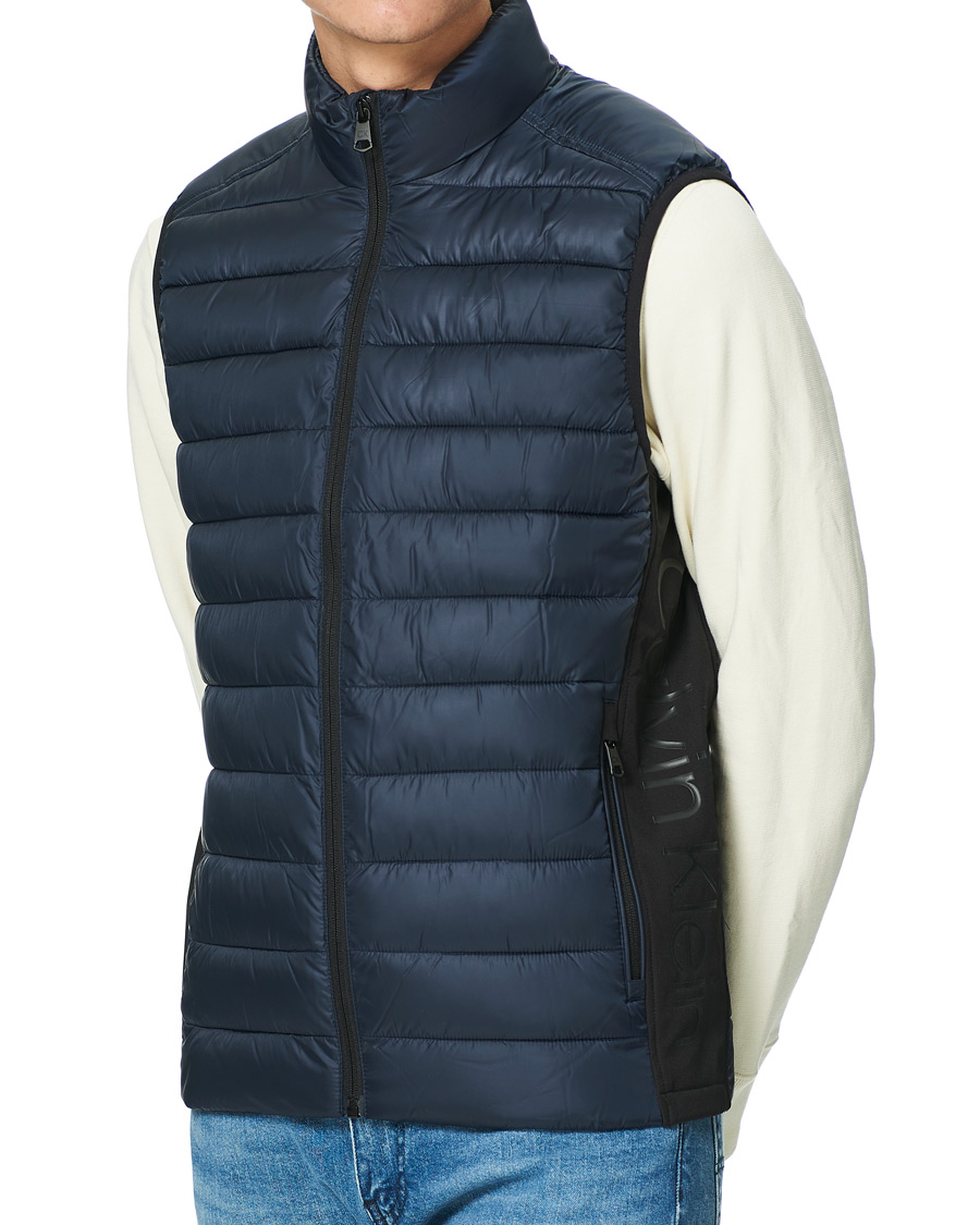 Herren | Jacken | Calvin Klein | Recycled Side Logo Down Vest Navy