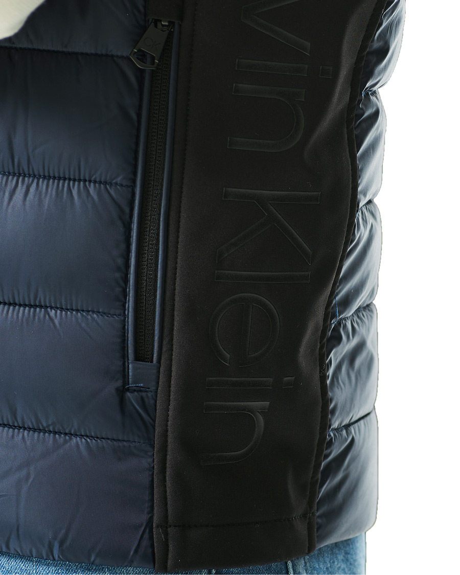 Herren | Jacken | Calvin Klein | Recycled Side Logo Down Vest Navy