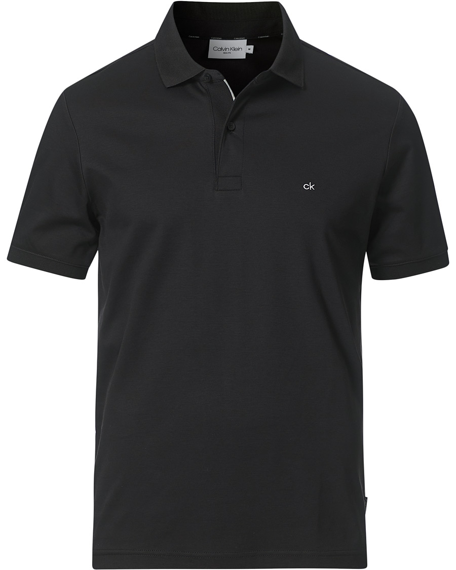 Herren | Poloshirts | Calvin Klein | Liquid Touch Slim Fit Polo Black