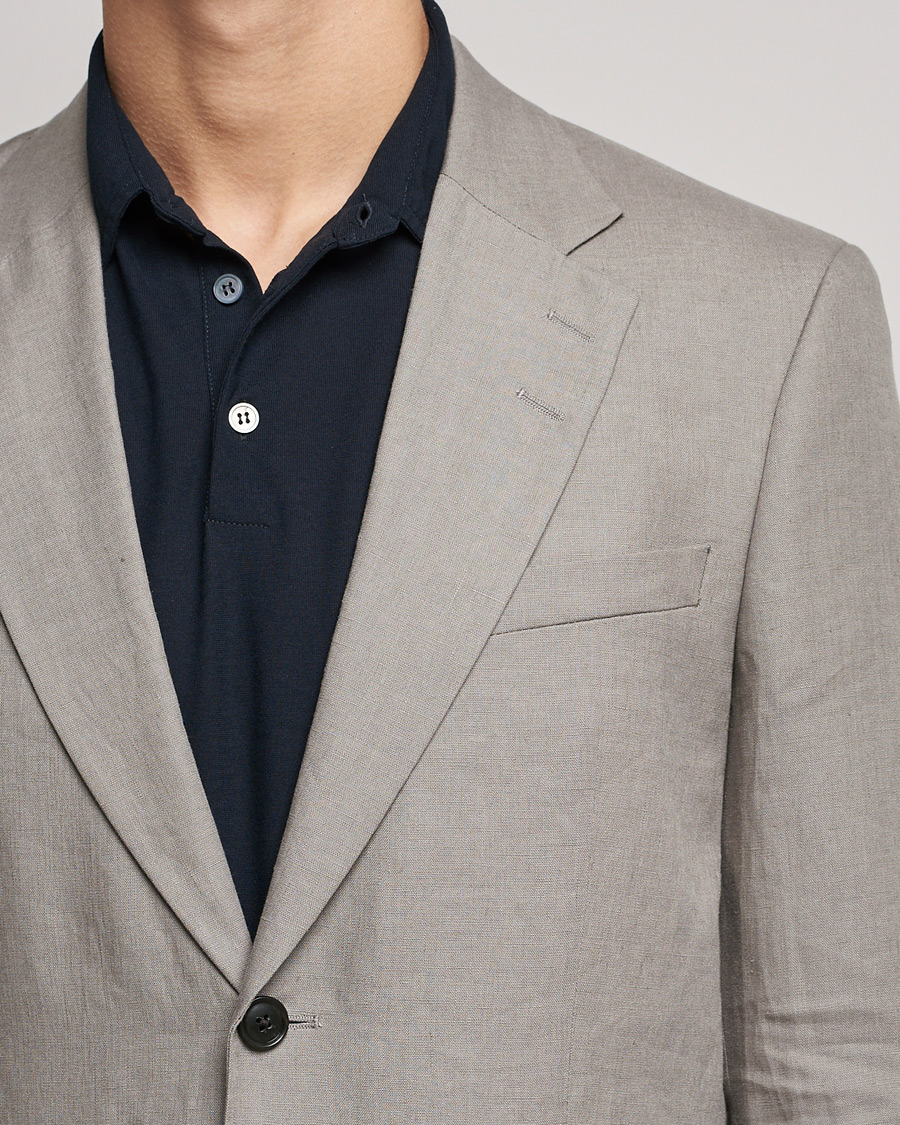 Herren | Sakkos | Tiger of Sweden | Jamonte Linen Blazer Lead Grey