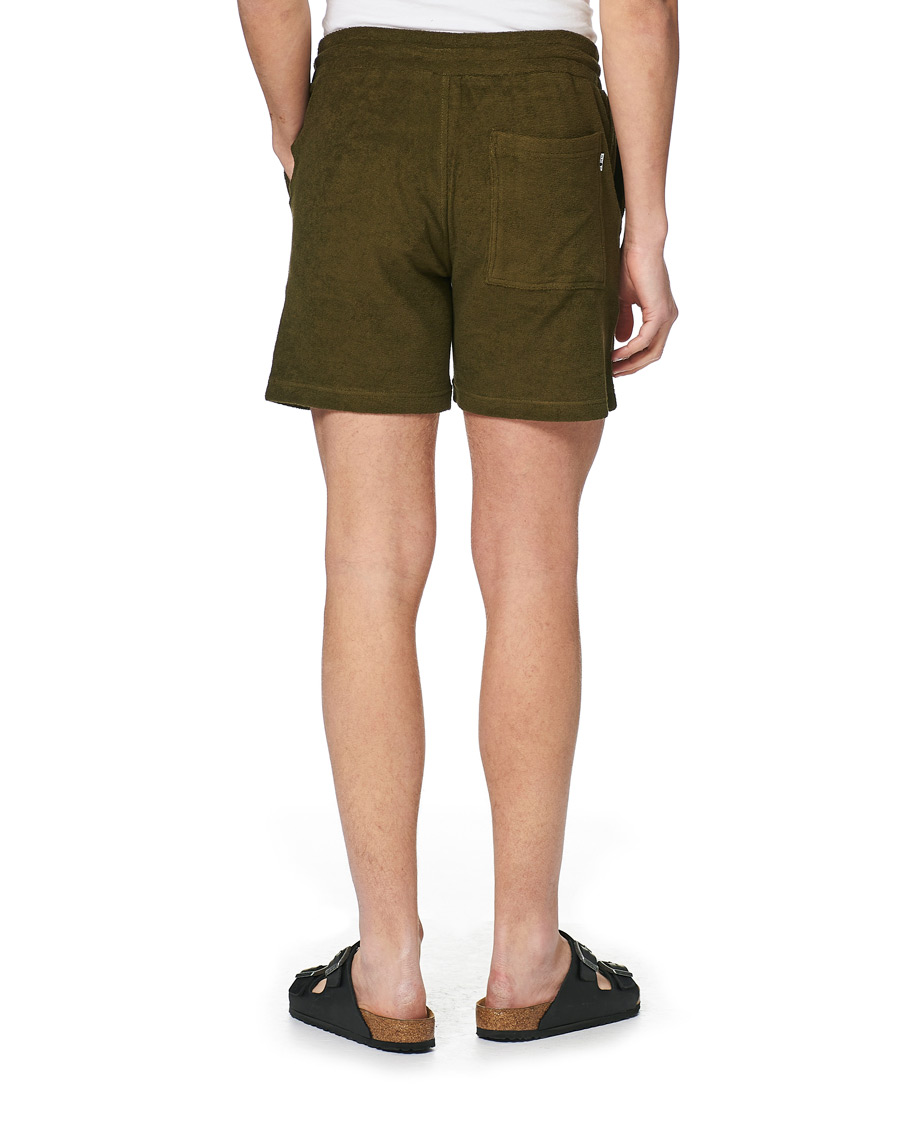Herren | Shorts | NN07 | Cameron Terry Shorts Dark Olive