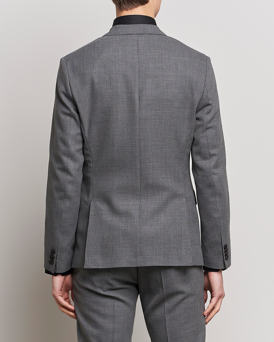 Herren | Sakkos | J.Lindeberg | Hopper Active Hopsack Blazer Grey Melange