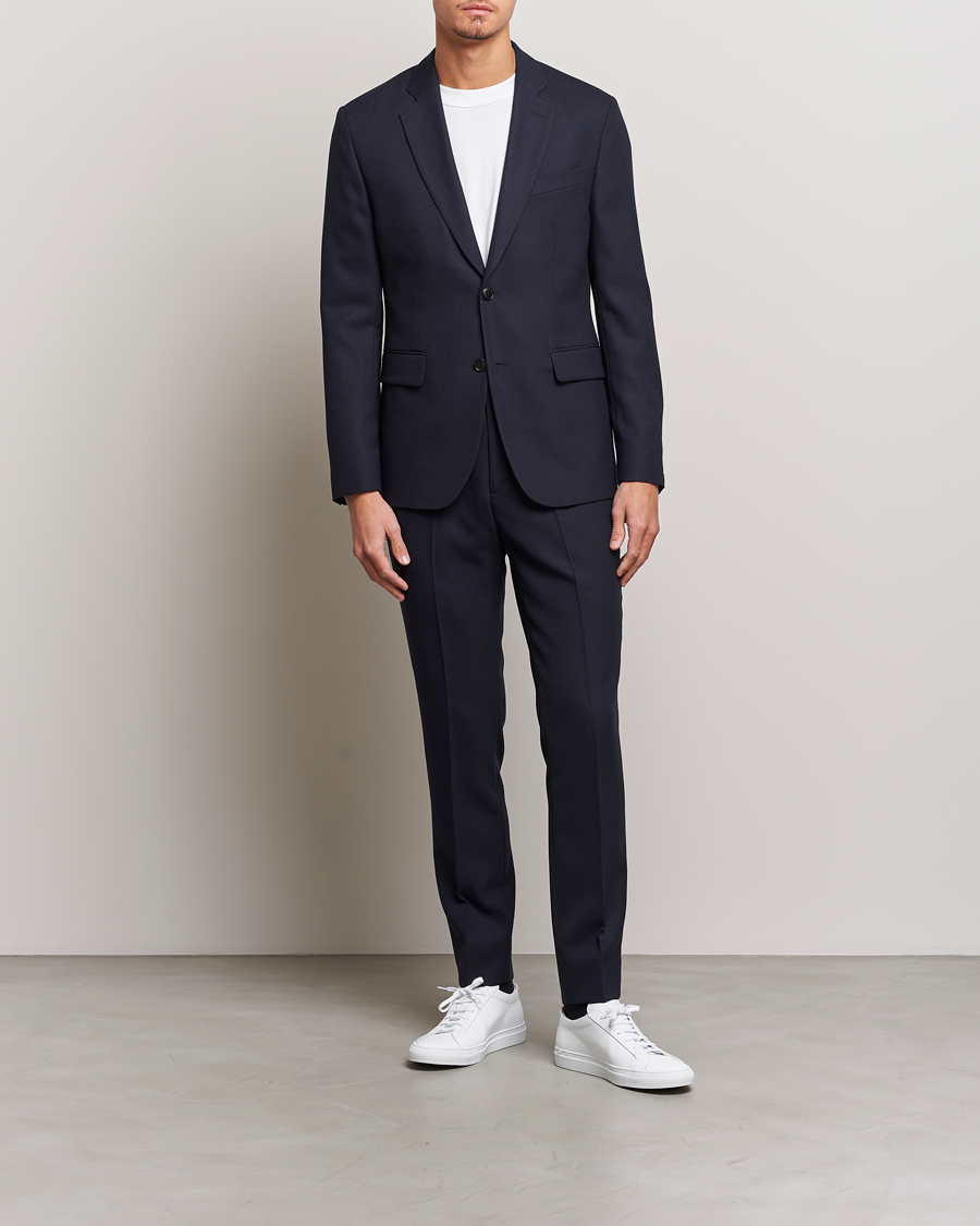 Herren | Hosen | J.Lindeberg | Grant Active Hopsack Pants Navy