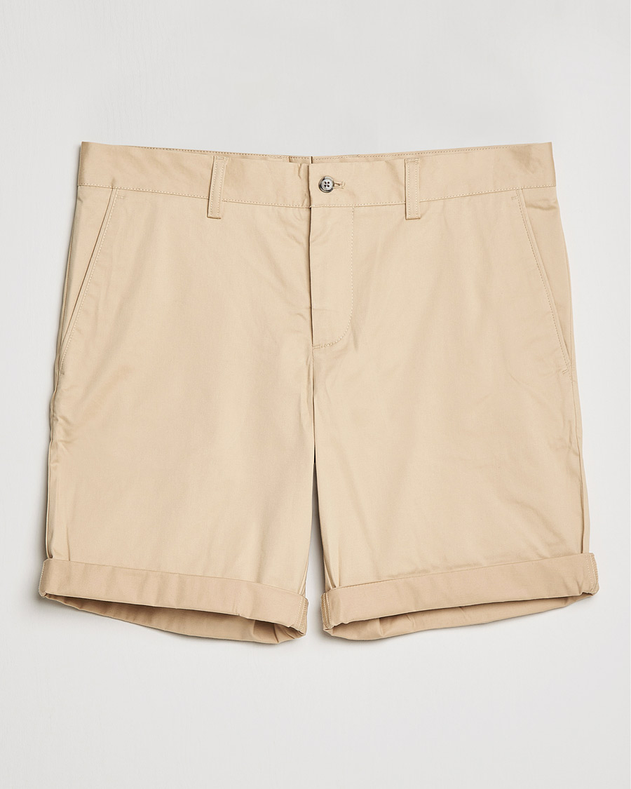 Herren | Shorts | J.Lindeberg | Nathan Super Satin Shorts Safari Beige