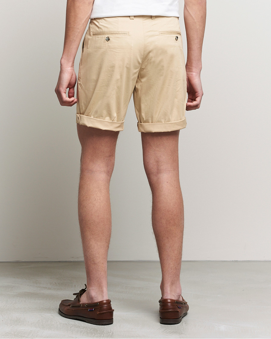 Herren | Shorts | J.Lindeberg | Nathan Super Satin Shorts Safari Beige