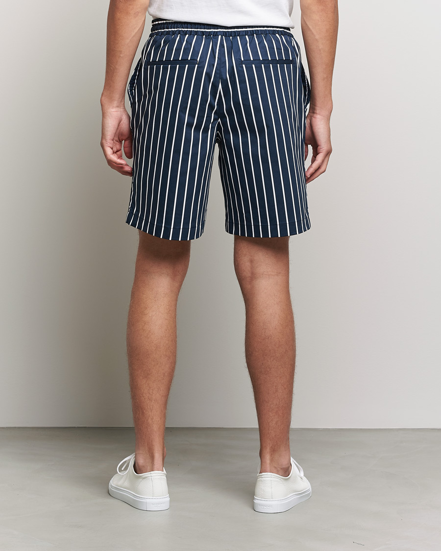 Herren | Shorts | J.Lindeberg | Earl Stripe Resort Shorts Navy