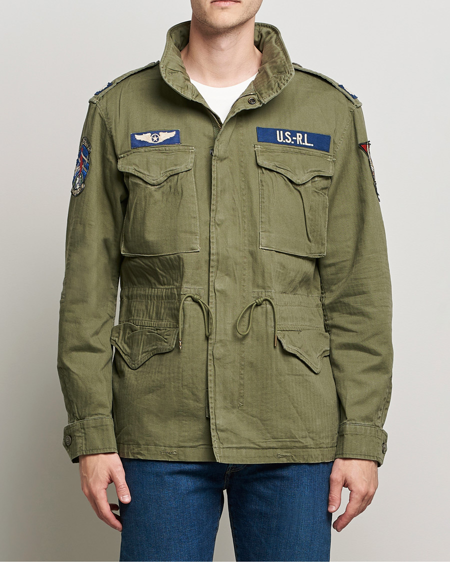 Men | Spring Jackets | Polo Ralph Lauren | M65 Field Jacket Olive Mountain