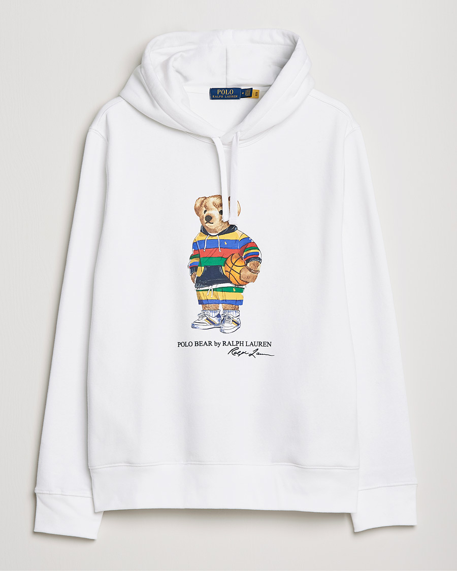 Herren | Pullover | Polo Ralph Lauren | Printed Active Bear Hoodie White