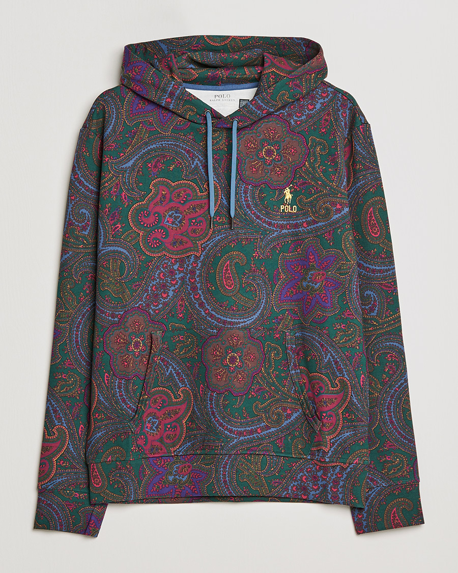 Herren | Pullover | Polo Ralph Lauren | Double Knit Paisley Hoodie Multi