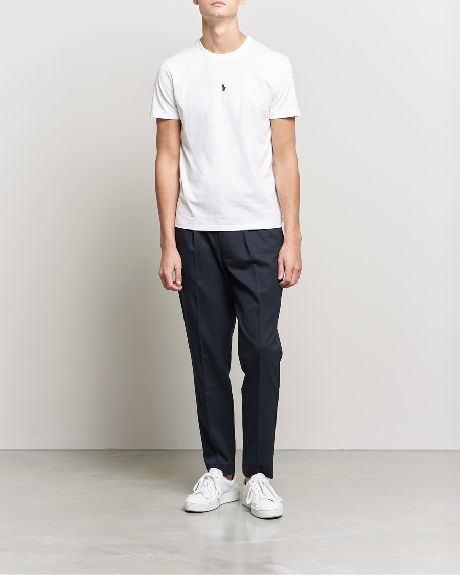 Herren | T-Shirts | Polo Ralph Lauren | Chest Crew Neck Tee White