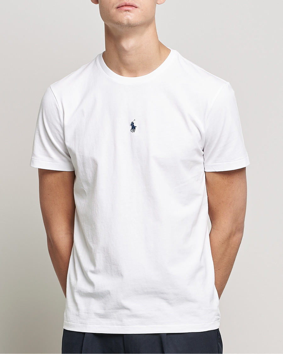 Herren | T-Shirts | Polo Ralph Lauren | Chest Crew Neck Tee White