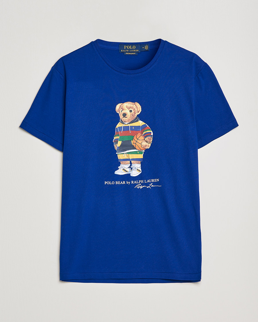 Herren | T-Shirts | Polo Ralph Lauren | Printed Active Bear Crew Neck Tee Heritage Royal