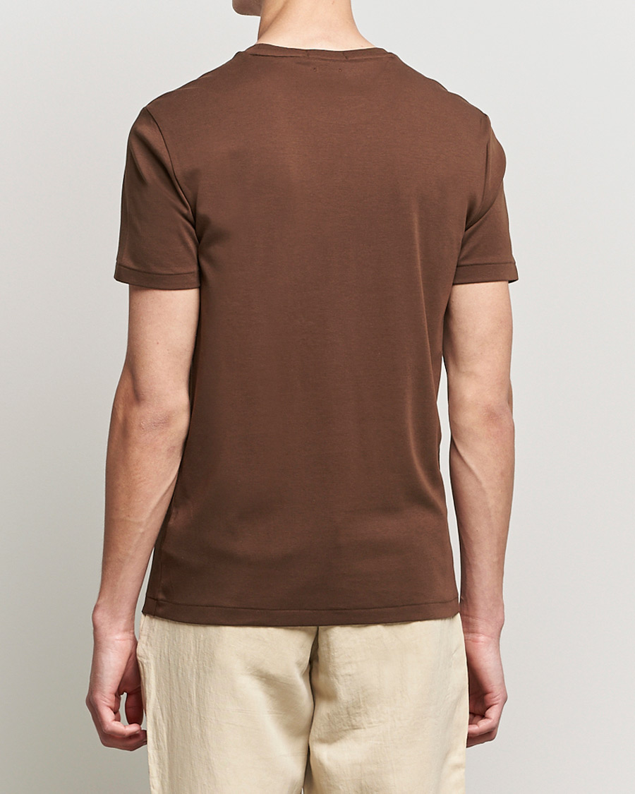 Herren | T-Shirts | Polo Ralph Lauren | Luxury Pima Cotton Crew Neck Tee American Brown