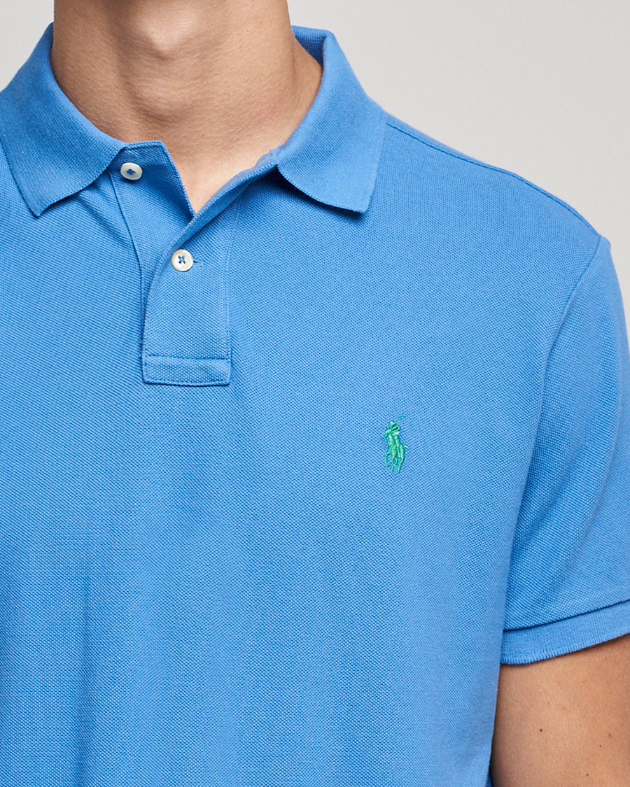 Herren | Poloshirts | Polo Ralph Lauren | Custom Slim Fit Polo Retreat Blue