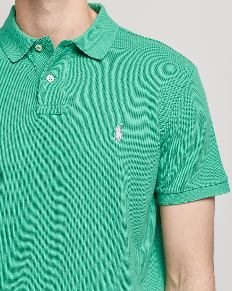 Herren | Poloshirts | Polo Ralph Lauren | Custom Slim Fit Polo Raft Green