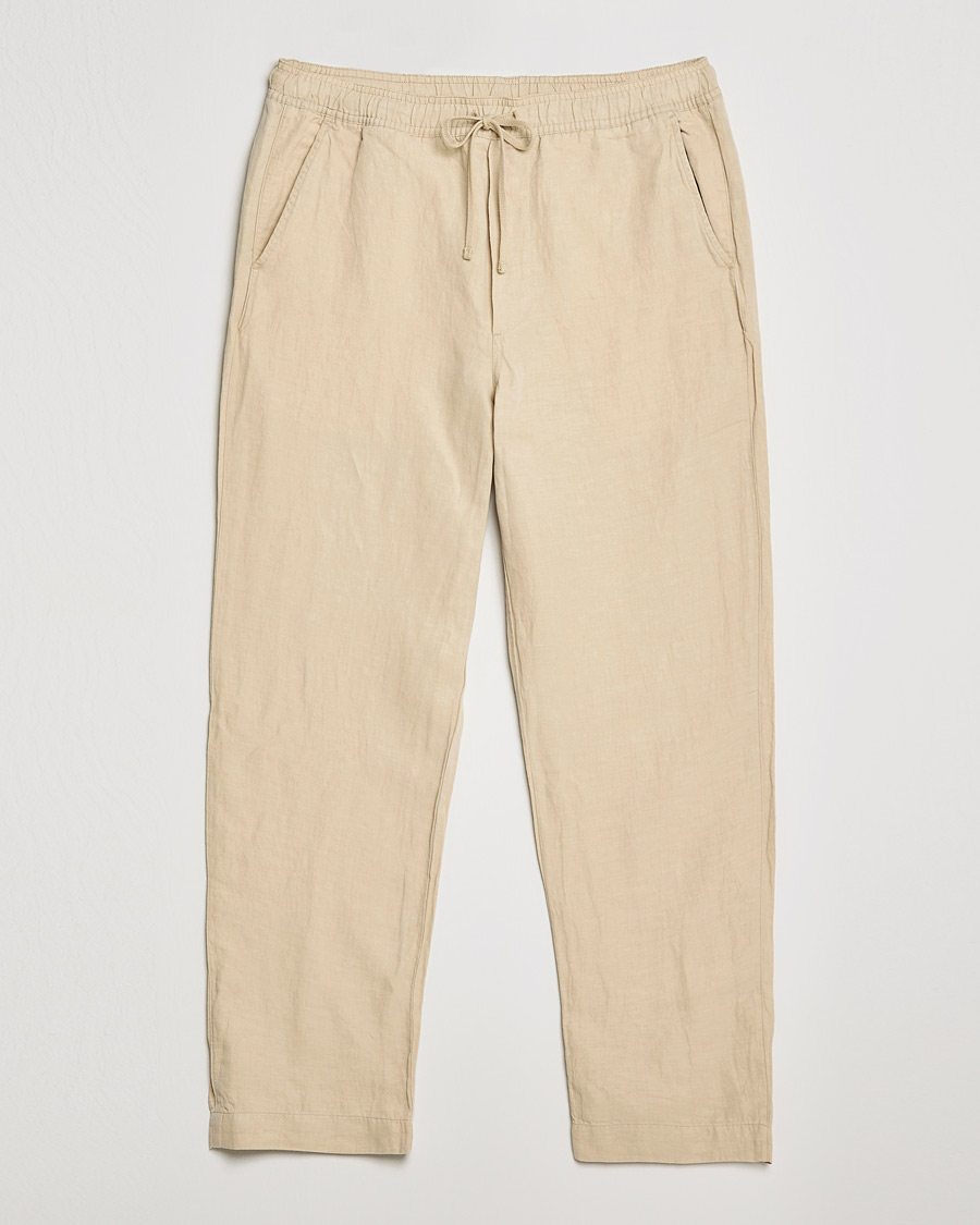 Herren | Hosen | Polo Ralph Lauren | Linen/Silk Drawstring Trousers Tallow Cream