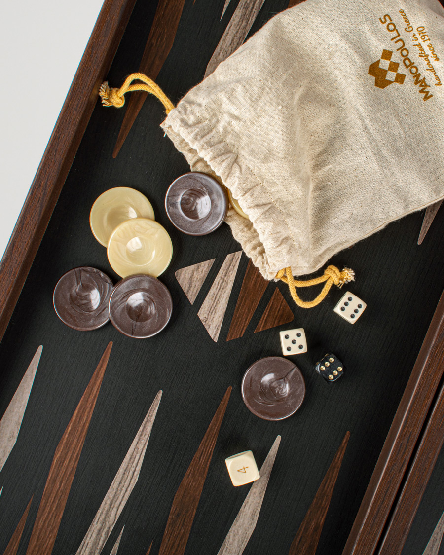Herr | Spel & fritid | Manopoulos | Wooden Creative Minimalistic Backgammon 