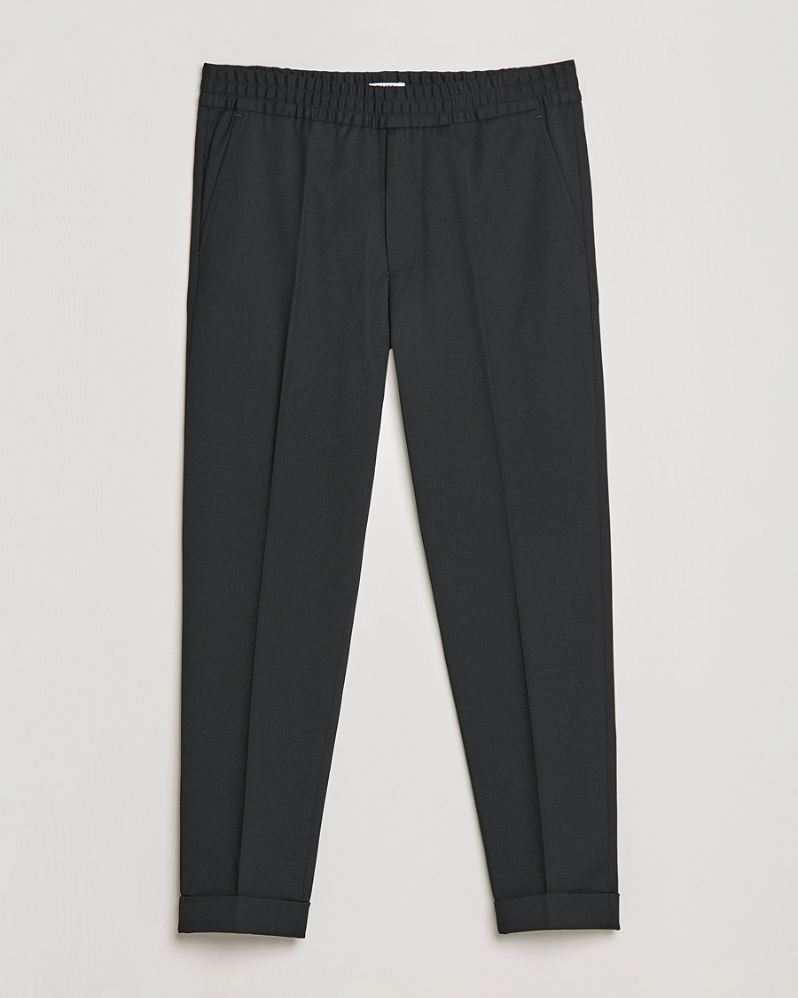 Herren | Hosen | Filippa K | Terry Cropped Trousers Black