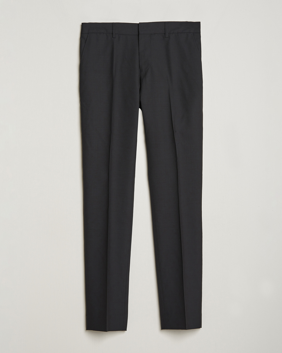 Herren | Hosen | Filippa K | Liam Cool Wool Slacks Black