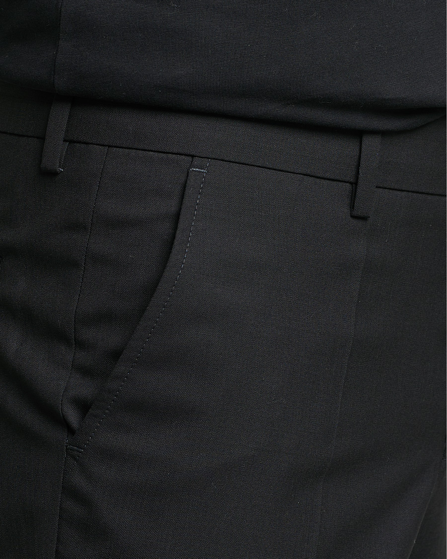 Herren | Hosen | Filippa K | Liam Cool Wool Slacks Black