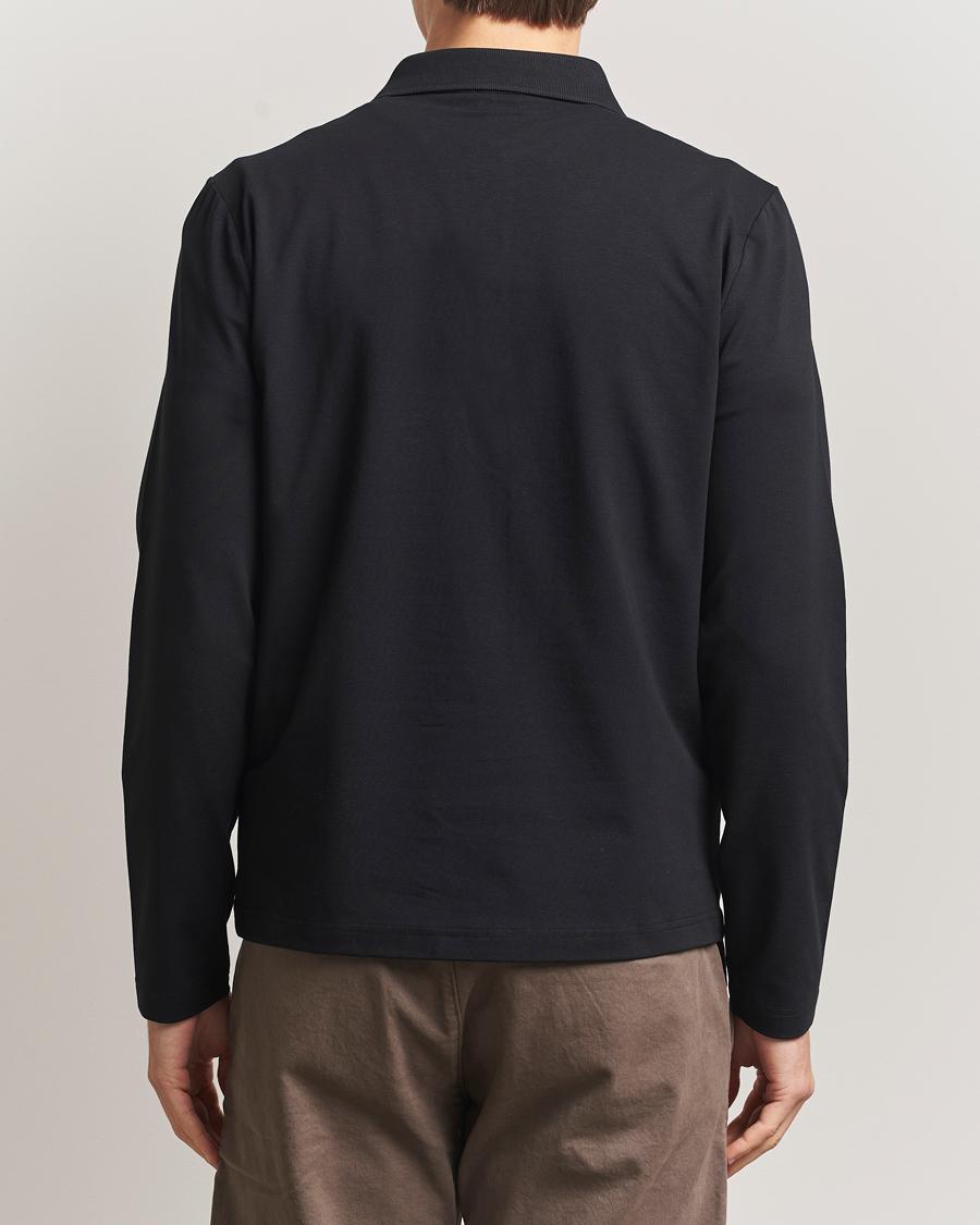 Herren | Poloshirts | Filippa K | Luke Lycra Poloshirt Black