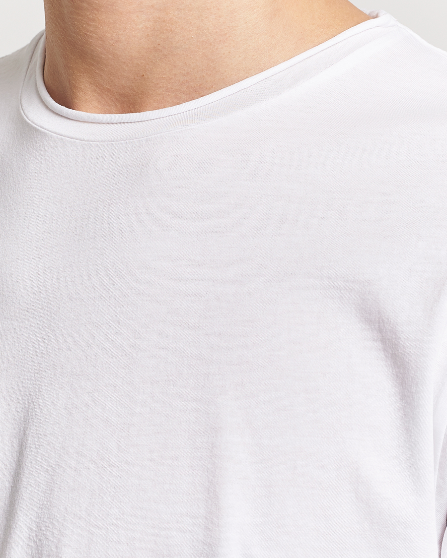 Herren | T-Shirts | Filippa K | Roll Neck Crew Neck Tee White