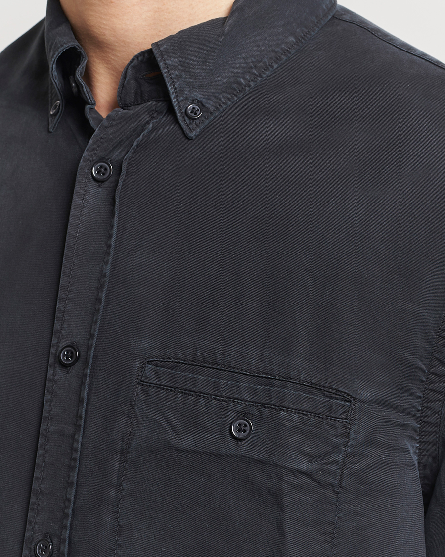 Herren | Hemden | Filippa K | Zachary Tencel Shirt Almost Black