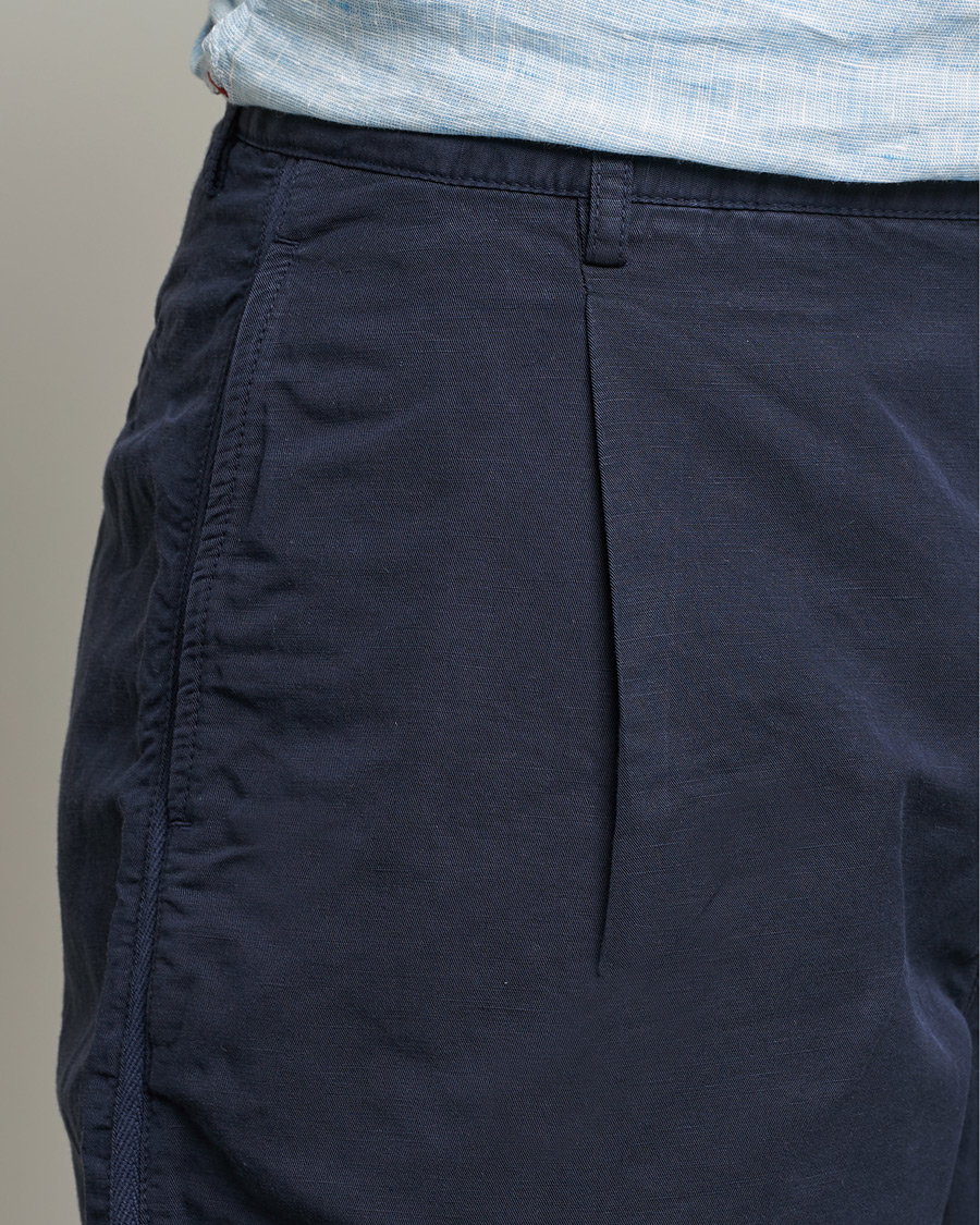 Herren | Shorts | Orlebar Brown | Searose Linen/Cotton Shorts Night Iris