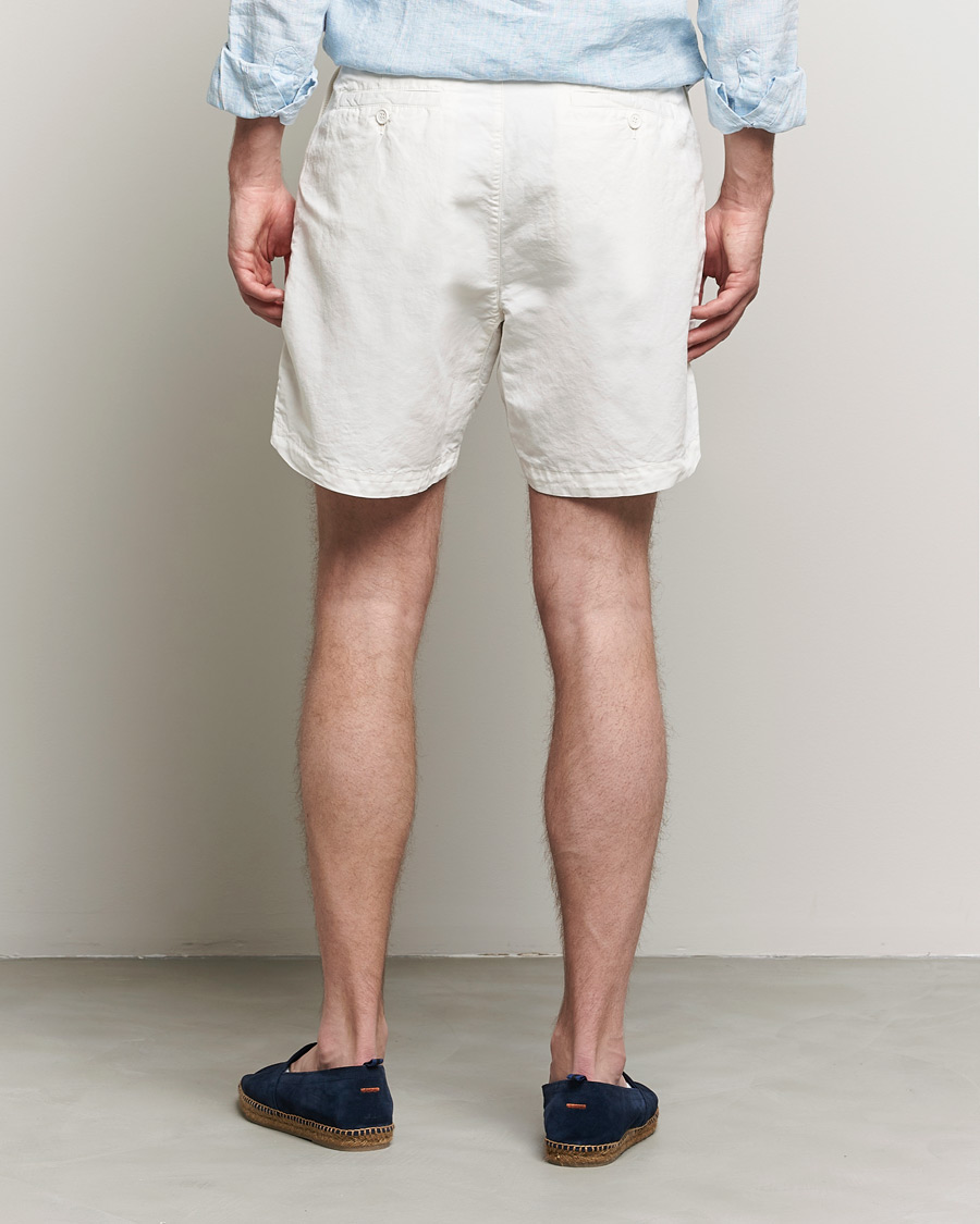 Herren | Shorts | Orlebar Brown | Searose Linen/Cotton Shorts White Sand