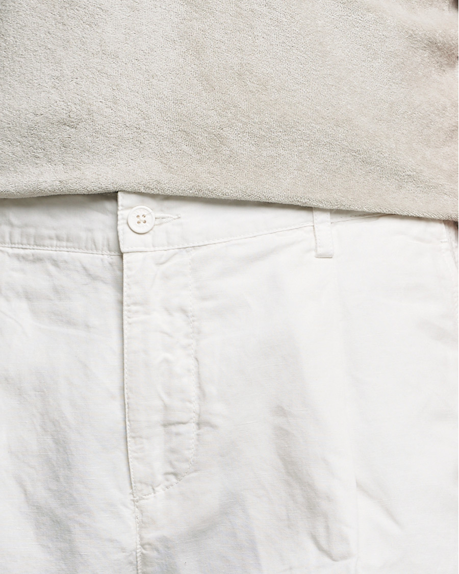Herren | Hosen | Orlebar Brown | Dunmore Linen/Cotton Trousers White Sand