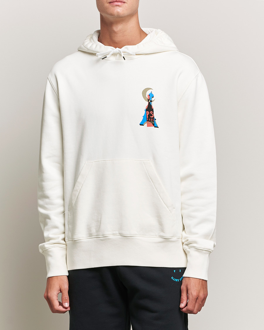 Herren | Pullover | PS Paul Smith | Souvenir Organic Cotton Hoodie Off White