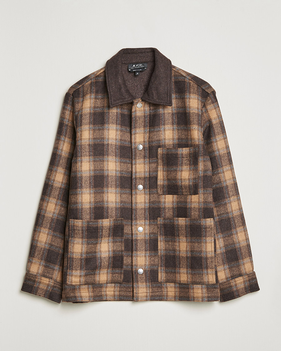 Herren | Jacken | A.P.C. | Emile Shirt Jacket Brown Check