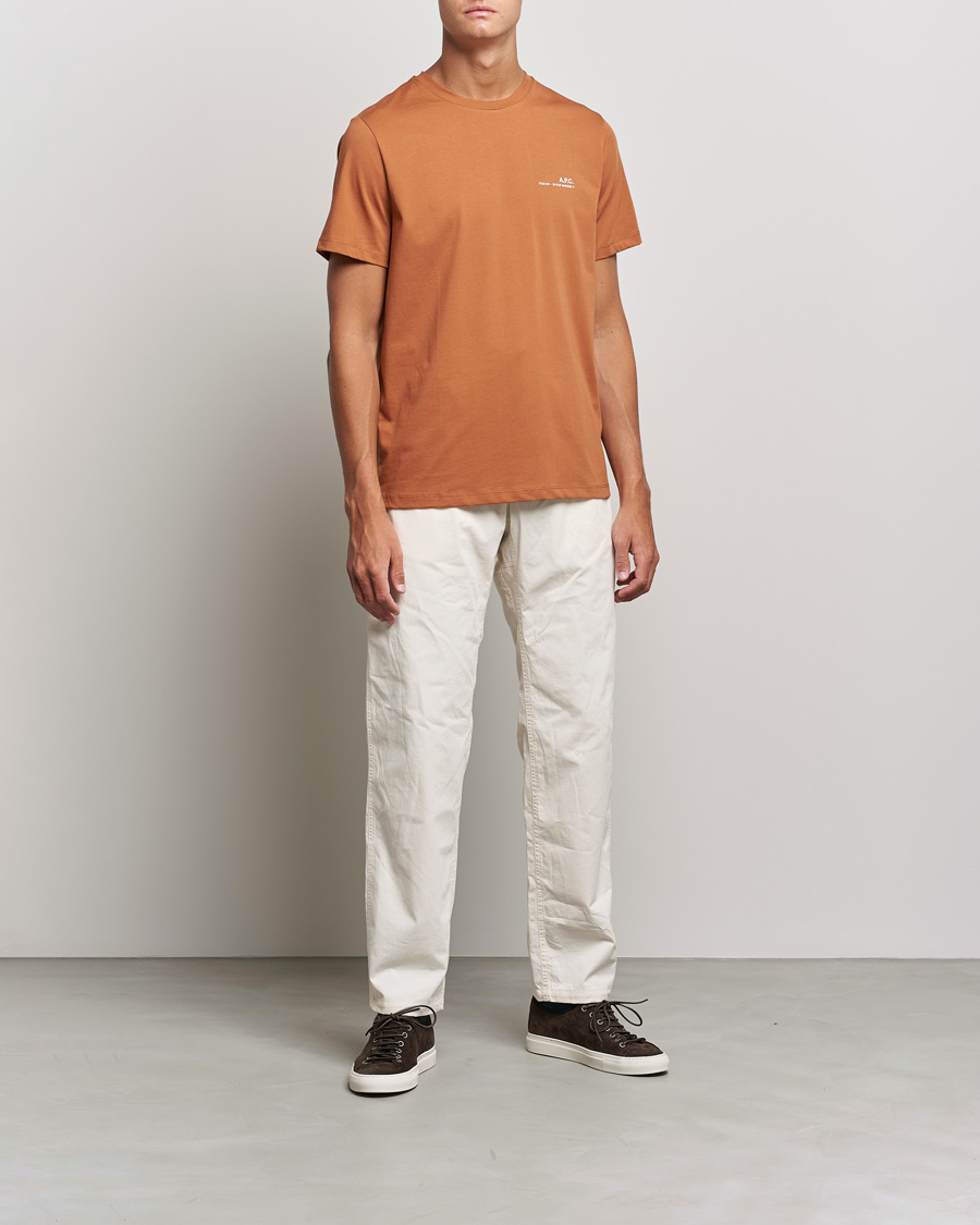 Herren | T-Shirts | A.P.C. | Item Short Sleeve T-Shirt Terracotta