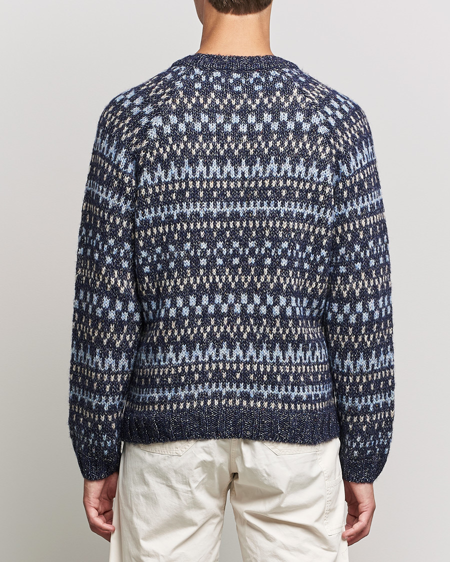 Herren | Pullover | A.P.C. | Leonard Jacquard Pullover Blue Heather