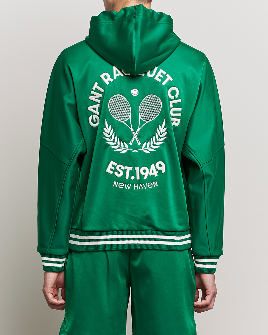 Herren | Pullover | GANT | Raquet Club Full-Zip Hoodie Lavish Green
