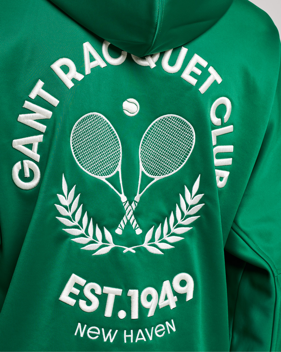 Herren | Pullover | GANT | Raquet Club Full-Zip Hoodie Lavish Green