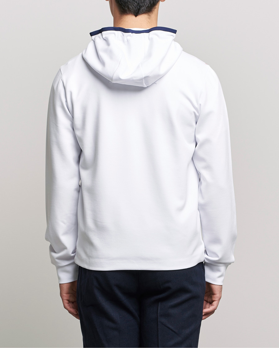 Herren | Pullover | Aeronautica Militare | Half Zip Hoodie Off White