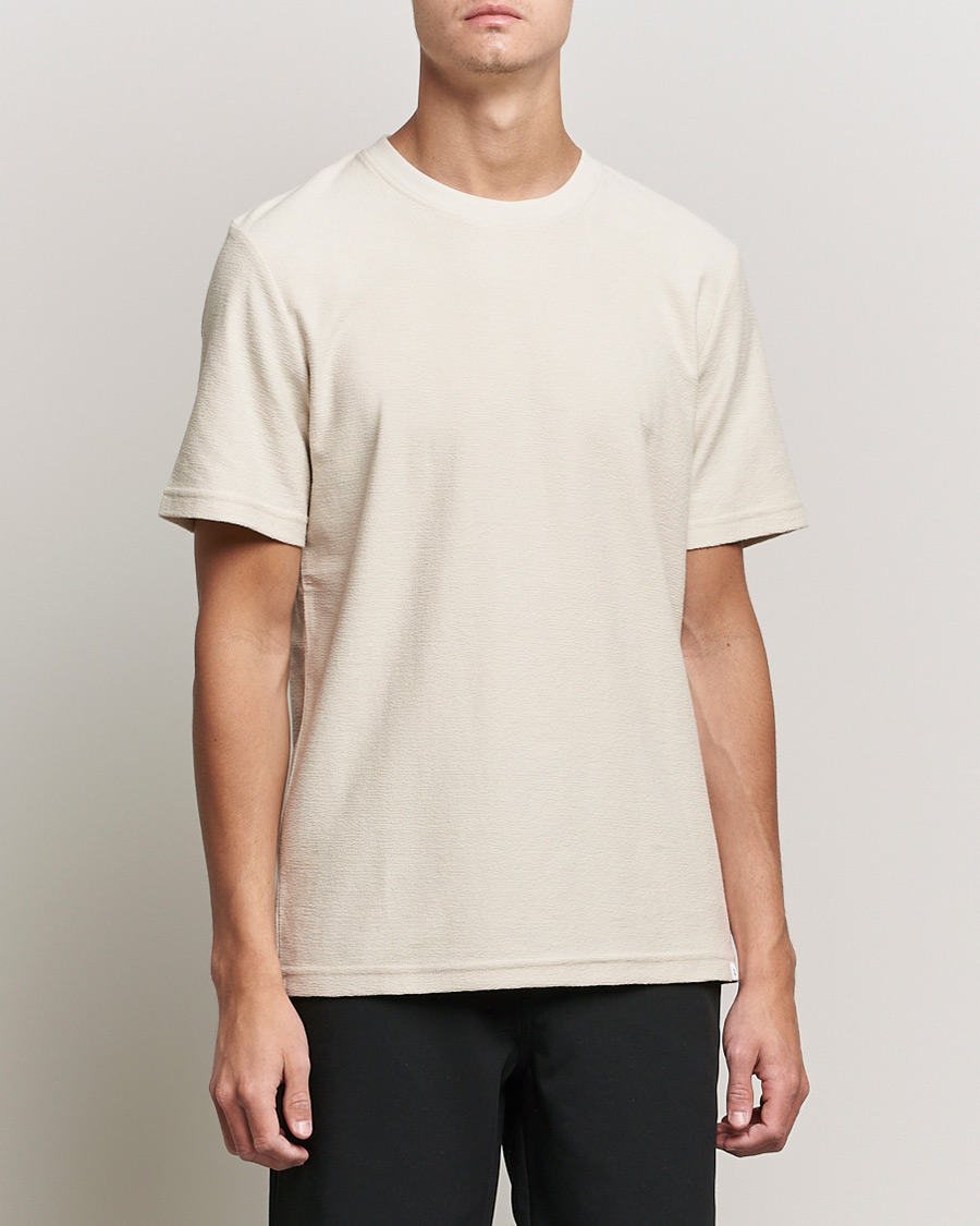 Herren | T-Shirts | Samsøe Samsøe | Samsøe & Samsøe Odin Organic Cotton T-shirt Oatmeal
