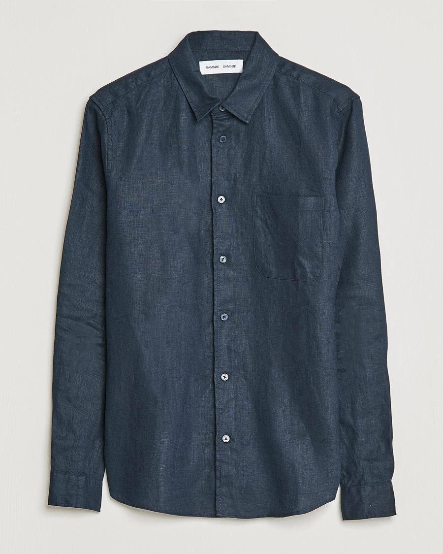 Herren | Hemden | Samsøe Samsøe | Samsøe & Samsøe Liam Linen Shirt Salute